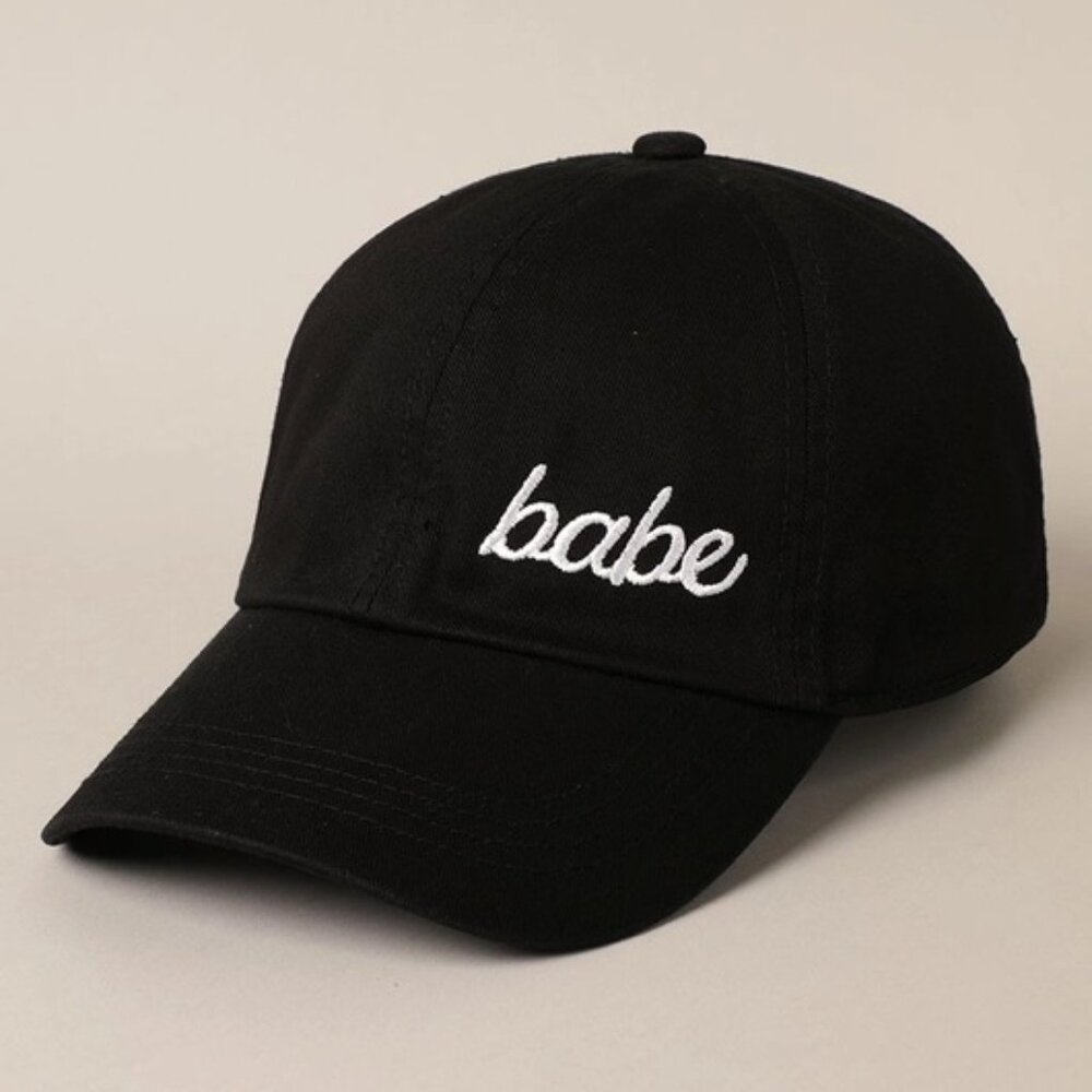 Babe Embroidery Baseball Cap - Picture 2 of 5